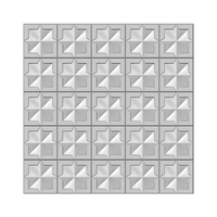 Presscut 3D Embossing Folder - Quilted Blocks