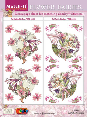 Match-It Flower Fairies 3D Sheet