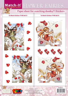 Match-It Flower Fairies 3D Christmas Sheet