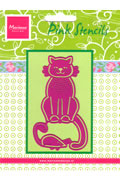 Marianne Design Pink Stencil - Cat and Mouse