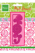 Marianne Design Pink Stencil - Flower