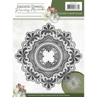 Precious Marieke Fantastic Flowers Cutting Die - Round Flowers Frame