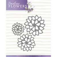 Precious Marieke Timeless Flowers Cutting Die - Dahlia Trio