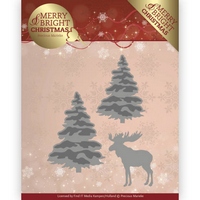 Precious Marieke Merry and Bright Christmas Cutting Die - Forest