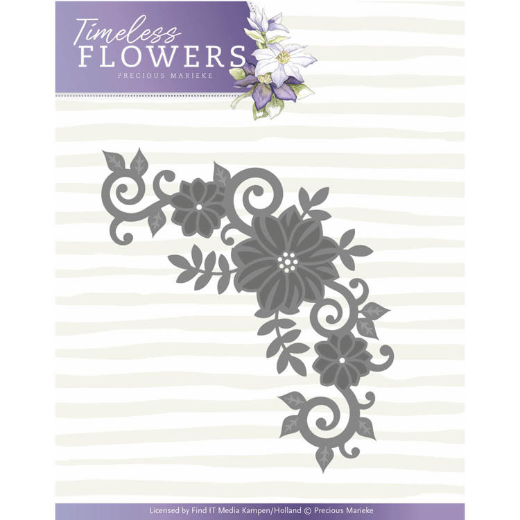 Precious Marieke Timeless Flowers Cutting Die - Fantasy Flower Corner