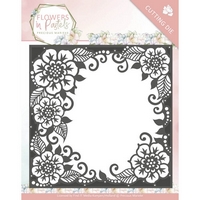 Precious Marieke Flowers in Pastels Cutting Dies - Floral Frame