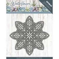 Precious Marieke Winter Flowers Cutting Die - Floral Snowflake