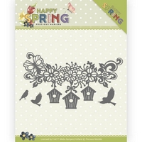 Precious Marieke Happy Spring Cutting Die - Happy Birdhouses