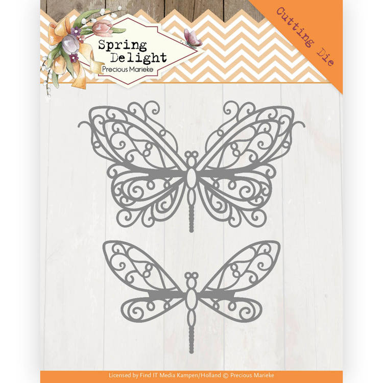 Precious Marieke Spring Delight Cutting Die - Spring Butterfly