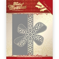 Precious Marieke Touch of Christmas Cutting Die - Christmas Bow Border