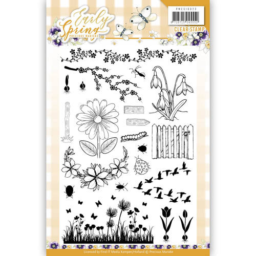 Precious Marieke Early Spring Clear Stamp - Early Spring