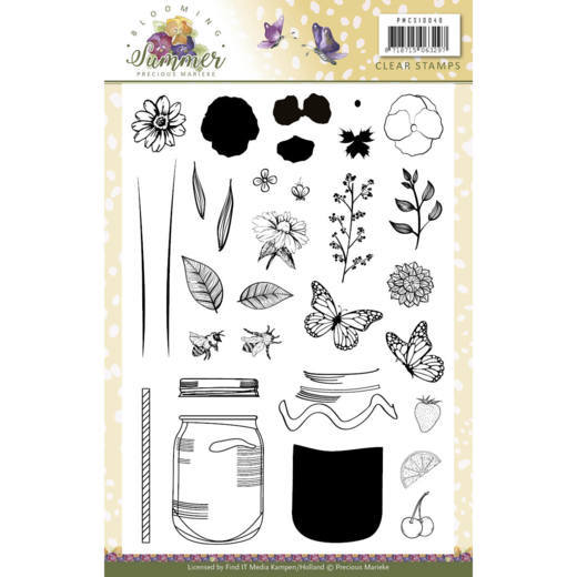 Precious Marieke Blooming Summer Clear Stamp