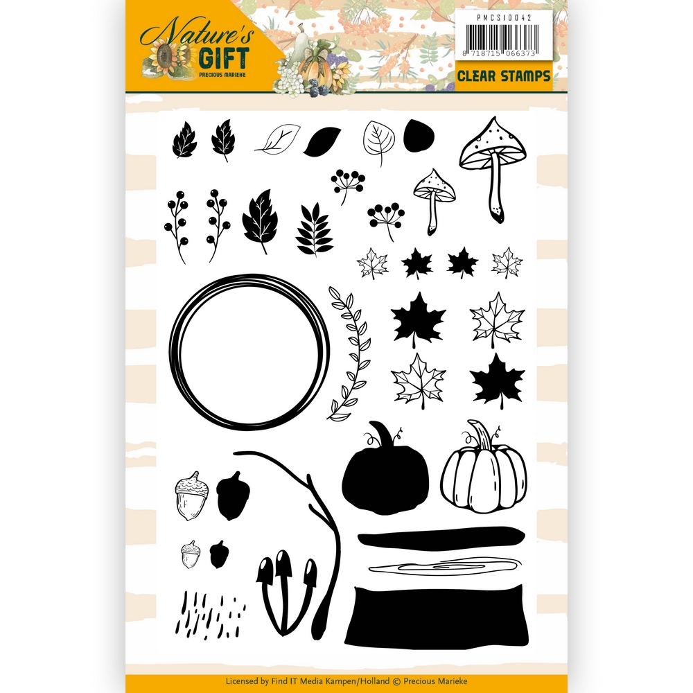 Precious Marieke Nature's Gift Clear Stamp