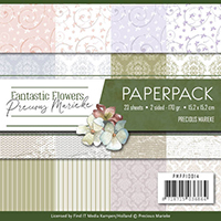 Precious Marieke Fantastic Flowers Paper Pack - Fantastic Flowers