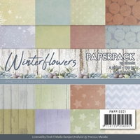 Precious Marieke Winter Flowers Paper Pack - Winter Flowers