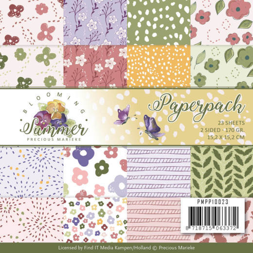 Precious Marieke Blooming Summer Paper Pack