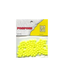 Nellie Snellen Pom Poms Neon Yellow