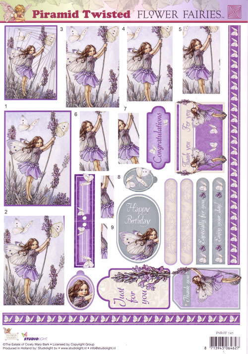 Pyramid Flower Fairies 3D (10 Sheets) NOW HALF PRICE