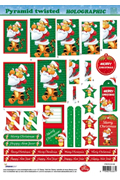 Pyramid Twisted Holographic 3D - Disney Tiger Christmas (10 Sheets) NOW HALF PRICE
