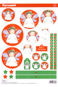 Twisted Pyramid 3D - Christmas Fairy (10 Sheets) NOW HALF PRICE