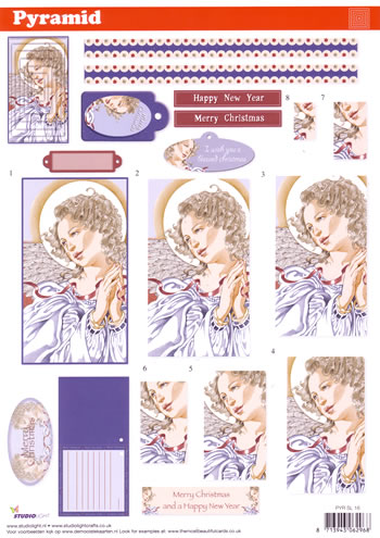 Twisted Pyramid 3D - Christmas Angel (10 Sheets) NOW HALF PRICE