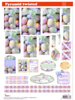 Pyramid Twisted 3D - Happy Easter (10 Sheets) NOW HALF PRICE