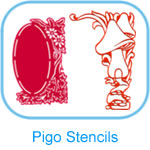 Pigo Embossing Stencils
