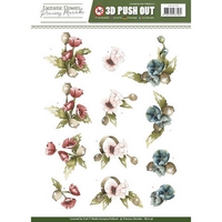 Precious Marieke Fantastic Flowers 3D Push Outs