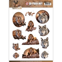 Amy Design Wild Animals 3D Push Outs