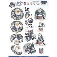 Amy Design The Feeling of Christmas 3D Push Outs - Santa Clause Amy Design The Feeling of Christmas 3D Push Outs - Santa Clause