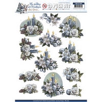 Amy Design The Feeling of Christmas 3D Push Outs - Christmas Candles Amy Design The Feeling of Christmas 3D Push Outs - Christmas Candles