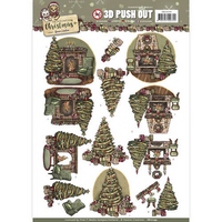 Yvonne Creations 3D Push Outs Celebrating Christmas x5 Sheets Yvonne Creations 3D Push Outs Celebrating Christmas x5 Sheets