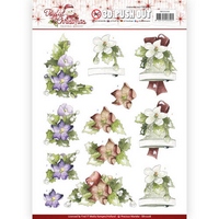 Precious Marieke Joyful Christmas 3D Pushout - Christmas Rose