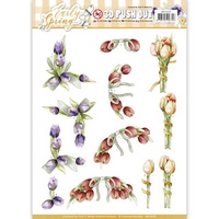 Precious Marieke Early Spring 3D Push Outs - Early Tulips Precious Marieke Early Spring 3D Push Outs - Early Tulips