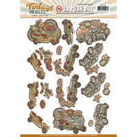 Yvonne Creations Vintage Objects Push Outs - Vintage Cars Yvonne Creations Vintage Objects Push Outs - Vintage Cars