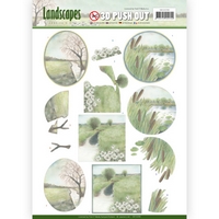 NEW Jeanine's Art Landscapes 3D Pushout - Winter Landscapes NEW Jeanine's Art Landscapes 3D Pushout - Winter Landscapes