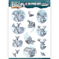 NEW Amy Design Keep it Cool 3D Pushout - Cool Deers NEW Amy Design Keep it Cool 3D Pushout - Cool Deers