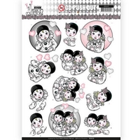 Yvonne Creations Pretty Pierrot 2 3D Pushout - Thinking of You Yvonne Creations Pretty Pierrot 2 3D Pushout - Thinking of You