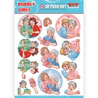 Yvonne Creations Bubbly Girls 3D Push Outs - Mothersday Yvonne Creations Bubbly Girls 3D Push Outs - Mothersday