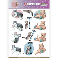 Amy Design Cats World 3D Pushout - Playing Cats Amy Design Cats World 3D Pushout - Playing Cats