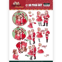 Yvonne Creations Family Christmas 3D Push Out - Loving Christmas