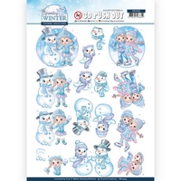 Yvonne Creations Sparkling Winter 3D Push Out - Winterfun Yvonne Creations Sparkling Winter 3D Push Out - Winterfun