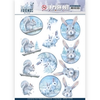 Amy Designs Winter Friends 3D Push Out - Arctic Friends Amy Designs Winter Friends 3D Push Out - Arctic Friends