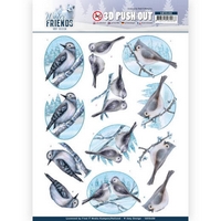 Amy Designs Winter Friends 3D Push Out - Sparkling Birds Amy Designs Winter Friends 3D Push Out - Sparkling Birds