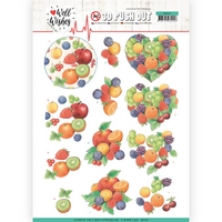 Jeanine's Art Well Wishes 3D Push Outs - Fruits