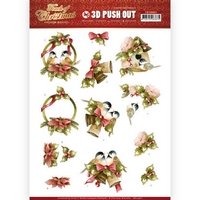 Precious Marieke Touch of Christmas 3D Push Out - Birds Precious Marieke Touch of Christmas 3D Push Out - Birds