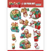 NEW Amy Design Christmas Pets 3D Push Outs - Presents NEW Amy Design Christmas Pets 3D Push Outs - Presents