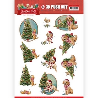 NEW Amy Design Christmas Pets 3D Push Outs - Christmas Tree NEW Amy Design Christmas Pets 3D Push Outs - Christmas Tree