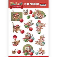 NEW Amy Design Christmas Pets 3D Push Outs - Christmas Balls NEW Amy Design Christmas Pets 3D Push Outs - Christmas Balls