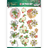 NEW Jeanine’s Art Christmas Flowers 3D Push Outs - Christmas Bells NEW Jeanine’s Art Christmas Flowers 3D Push Outs - Christmas Bells